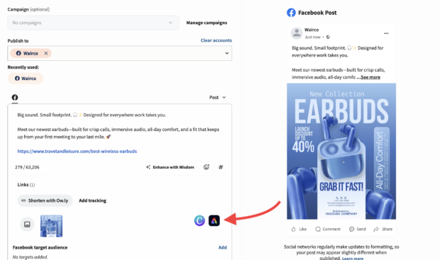 Canva integration with Publish Composer