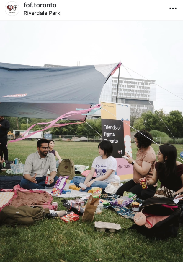 An Instagram post from Friends of Figma Toronto