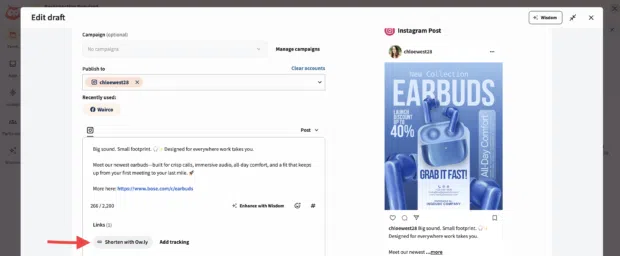 Ow.ly URL shortener in Perch