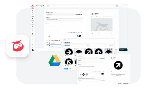 Create: Browse Google Drive assets without leaving Hootsuite