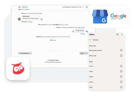 Inbox: Manage Google Business Profile reviews in Inbox