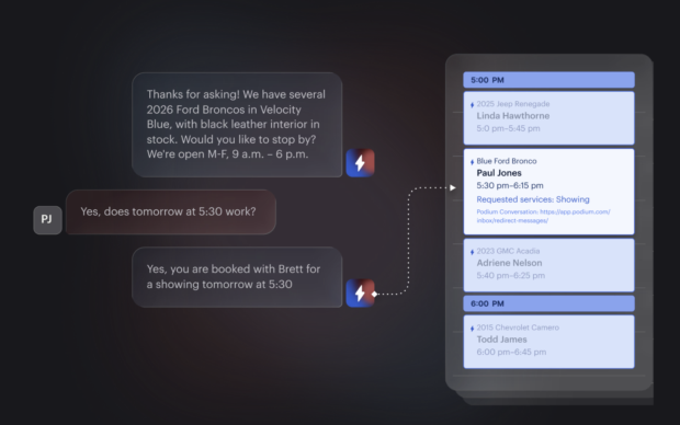 Podium product shot - Podium focuses on collecting reviews and managing customer interactions through text messaging, which makes it especially popular with local businesses. It helps you generate Google reviews, respond quickly, and even collect payments in the same conversation