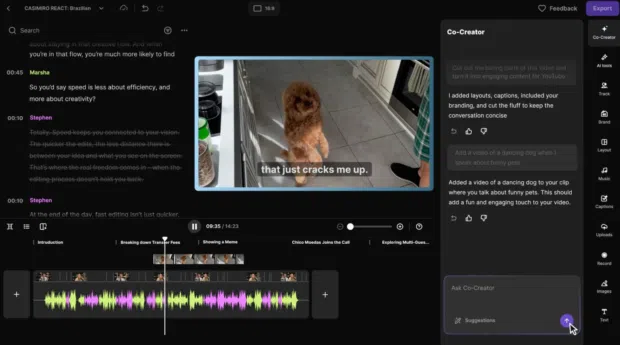 Riverside: AI tool for social media content creation