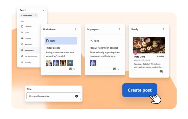 Content planning workflow in Perch