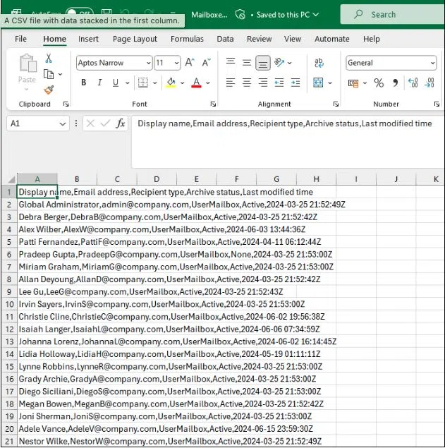 Internal comments now export alongside dates and captions in your Planner CSV.