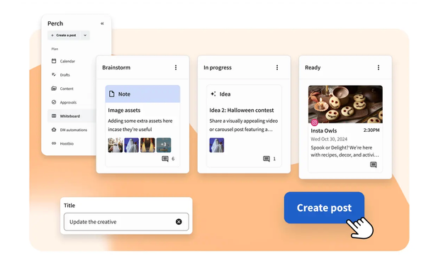 Content creation workflow in Perch
