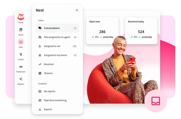 Nest Inbox view