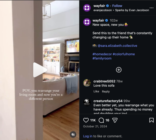 instagram example