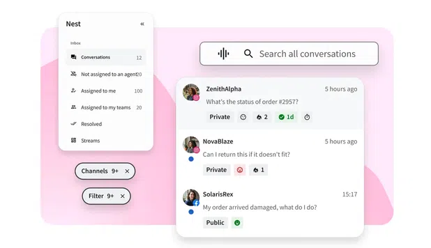 Nest Inbox view