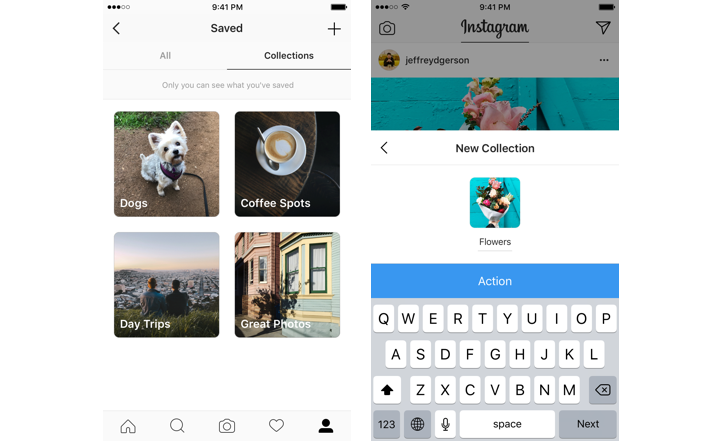 organize Instagram posts